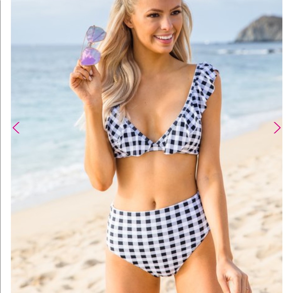 Pink Lily Boutique high waisted bathing suit